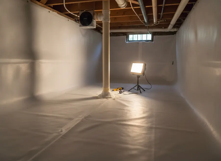 Crawl Space Radon Mitigation in Fort Wayne